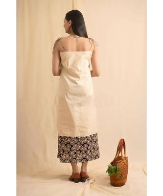 cotton Beige Kshiti dress 5