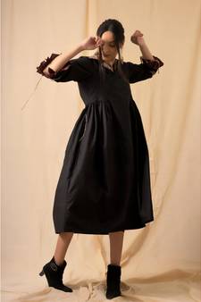 cotton Black Tarang tunic