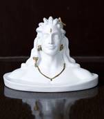crafTycoon Adiyogi Shiva Statue Figurine For Car Dashboard Decorative Showpiece