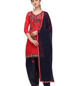 peach New patiala dress Salwar Suit Material.