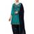 green New patiala dress Salwar Suit Material.