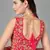 Pink embroidered net semi stitched wedding lehenga