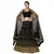 Black embroidered georgette semi stitched wedding lehenga