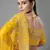 Mesmerizing Yellow Sequins, Zari, and Thread Embroidered Heavy Dola Silk with Heavy Fusing Wedding Designer Lehenga