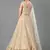 White embroidered viscose semi stitched wedding lehenga