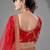 Phenomenal Red sequins and zari embroidered art Silk Semi Stitched wedding Lehenga