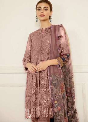 Light Brown Georgette Pakistani Salwar Kameez 2