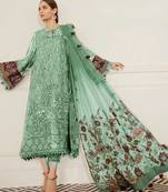 Sea Green Georgette Pakistani Salwar Kameez