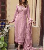 Pink Georgette Pakistani Salwar Kameez