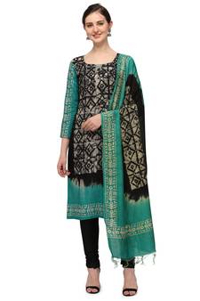 multicolor Soft Cotton Wex Batik Print Suits