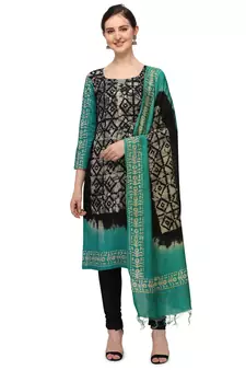 multicolor Soft Cotton Wex Batik Print Suits