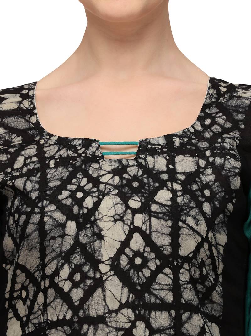 multicolor Soft Cotton Wex Batik Print Suits