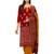 maroon Soft Cotton Wex Batik Print Suits