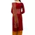maroon Soft Cotton Wex Batik Print Suits