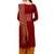maroon Soft Cotton Wex Batik Print Suits