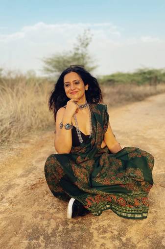 Ek Ehssas  Ajrakh on chanderi silk