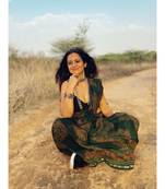 Ek Ehssas  Ajrakh on chanderi silk