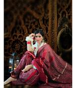 Aftab Ajrakh on chanderi silk