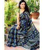 Meghna  Ajrakh on chanderi silk
