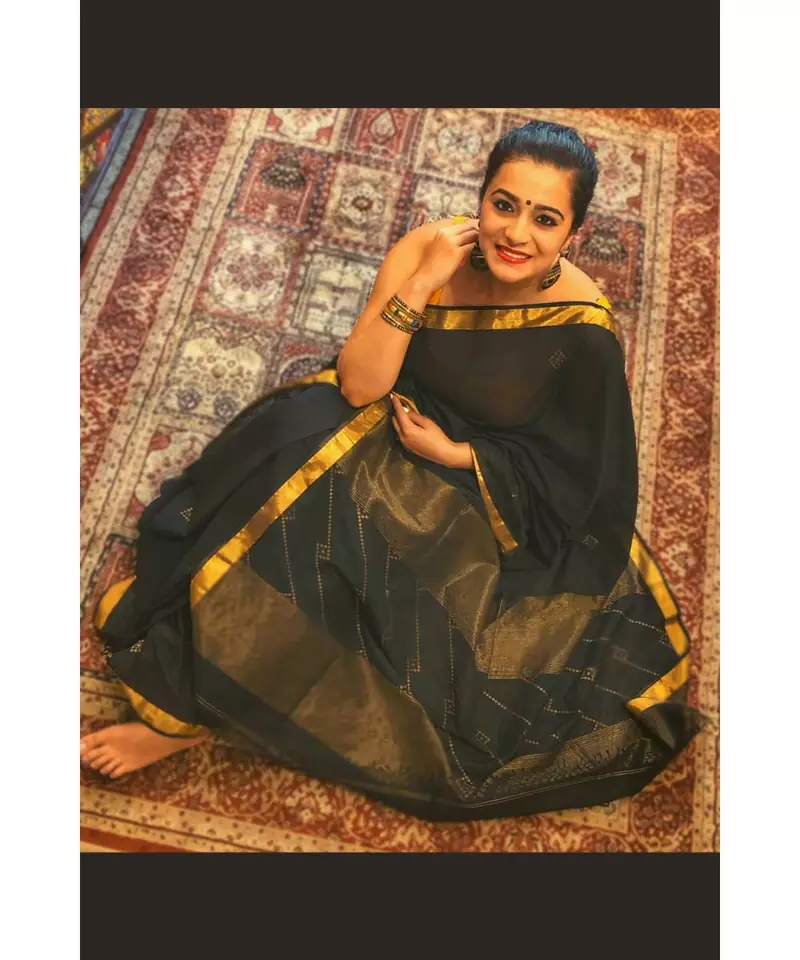 Firdous   Khadi cotton saree with zari work