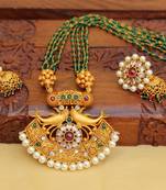 Green agate necklaces