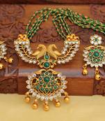 Green agate necklaces