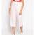 Cotton Washed Culottes in Baby Pink