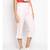 Cotton Washed Culottes in Baby Pink