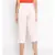 Cotton Washed Culottes in Baby Pink