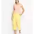 Cotton Washed Culottes in Yellow