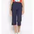 Cotton Washed  Culottes in Navy