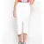 Cotton Washed Culottes in White