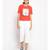 Cotton Washed Culottes in White