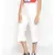 Cotton Washed Culottes in White