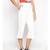 Cotton Washed Culottes in White