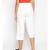 Cotton Washed Culottes in White