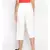Cotton Washed Culottes in White