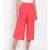 Pink Button Linen BLend Culottes