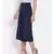 Navy Button Linen Blend Culottes
