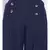 Navy Button Linen Blend Culottes