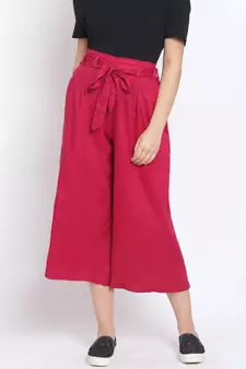 Berry Invention Women Tie Knot Culottes
