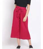 Berry Invention Women Tie Knot Culottes