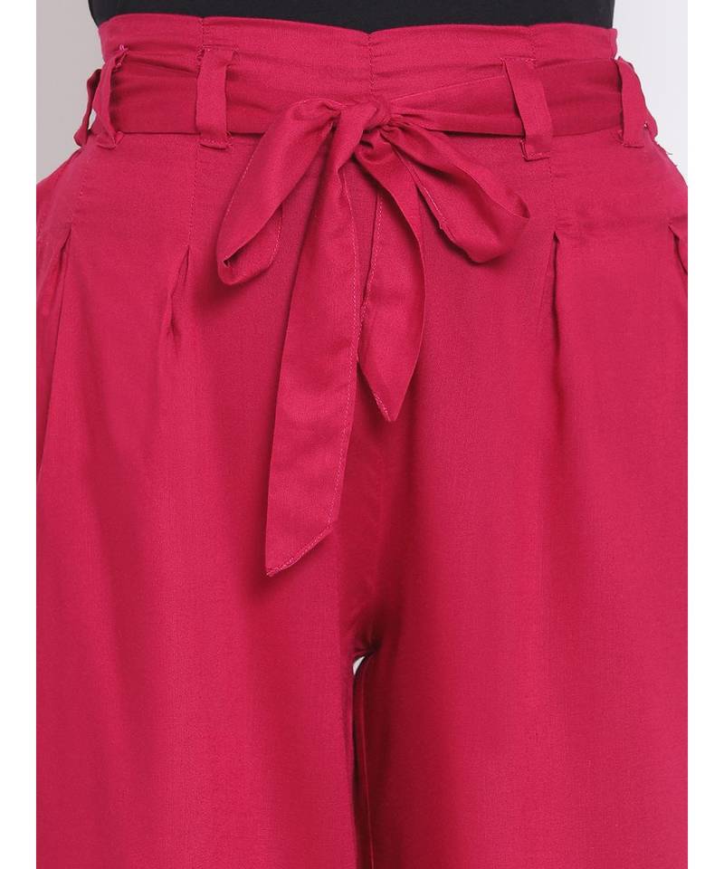 Berry Invention Women Tie Knot Culottes