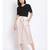 Luxurious Beige Women's Nightwear Culottes