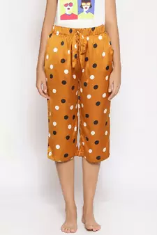 Sunset Polka Print Nightwear Culottes