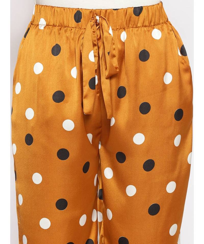 Sunset Polka Print Nightwear Culottes