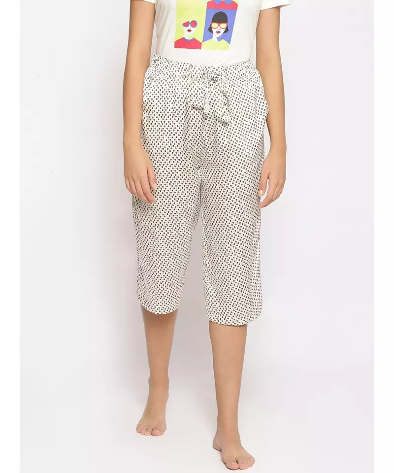 Monochrome Nightwear Culottes