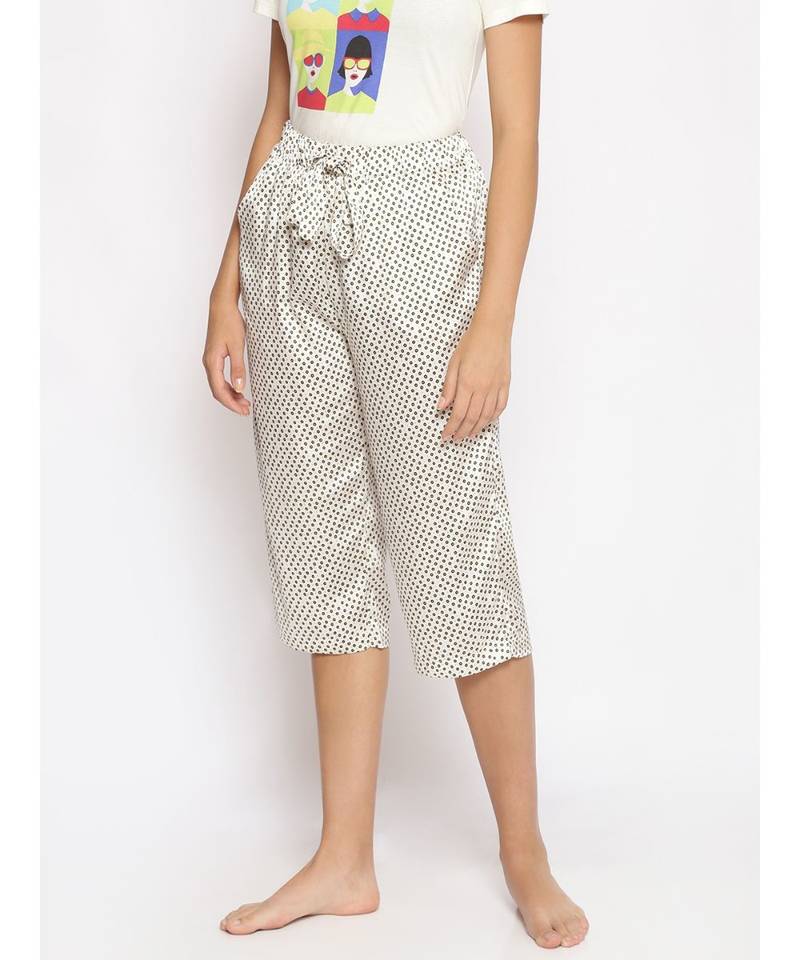 Monochrome Nightwear Culottes