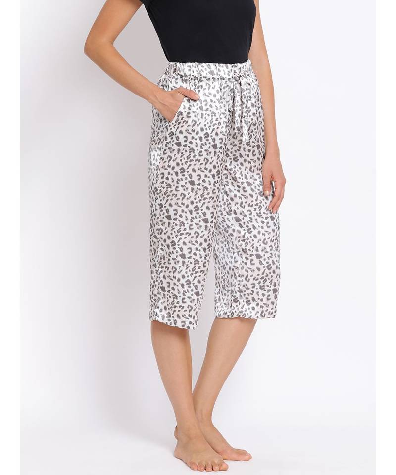Animal Cherry Nightwear Women Culottes