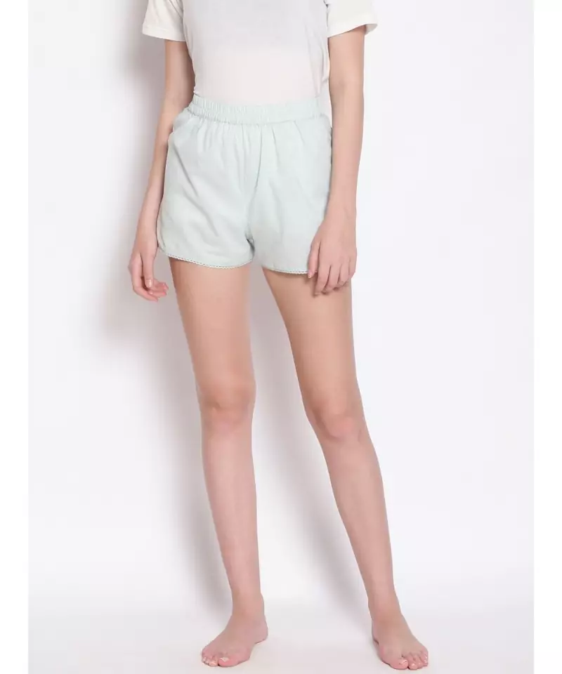 Sage Green Women's Nightwear Shorts